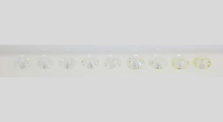 GIA Certified Master Diamond Color Comparison Set (9 Diamonds)
